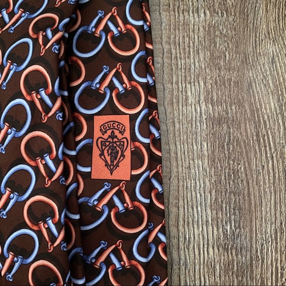 Gucci 100% Silk Men’s Tie - Picture 3 of 5